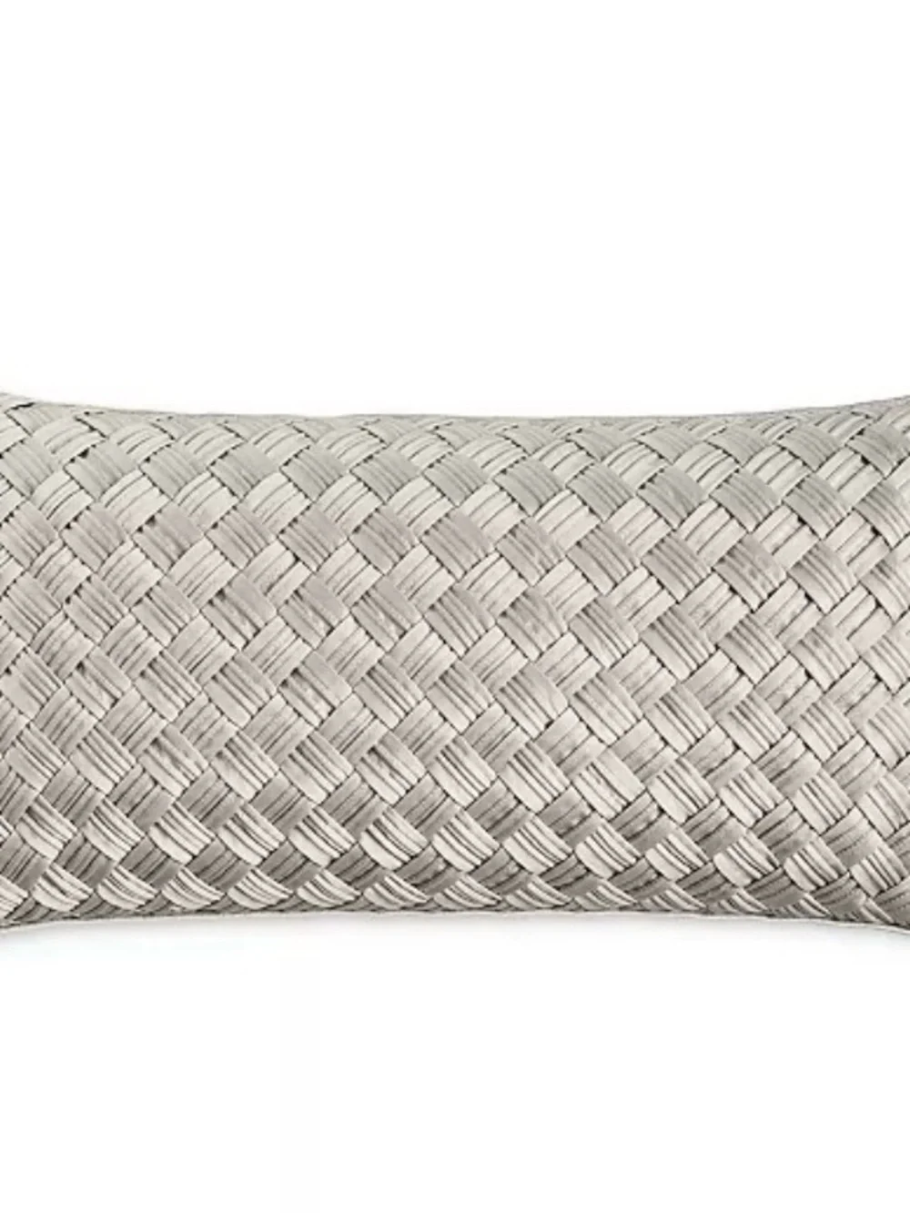 SET 2 Hotel Collection Glint Basketweave Decorative Pillow, 12